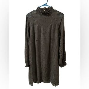 Chic Black Long Sleeve Dress